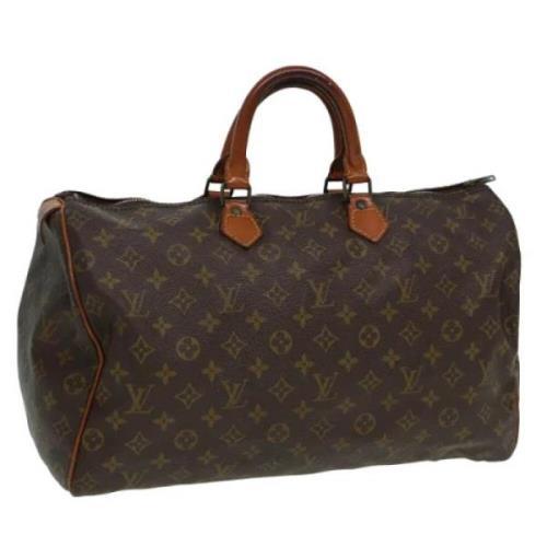 Pre-owned Canvas handbags Louis Vuitton Vintage , Brown , Dames