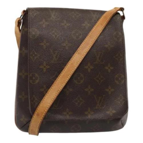 Pre-owned Canvas louis-vuitton-bags Louis Vuitton Vintage , Brown , Da...