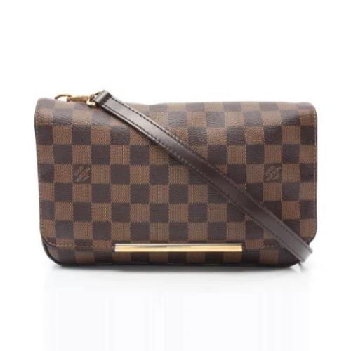 Pre-owned Leather louis-vuitton-bags Louis Vuitton Vintage , Brown , D...