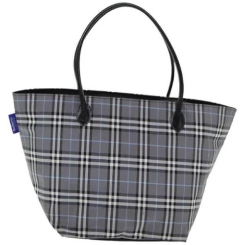 Pre-owned Fabric totes Burberry Vintage , Gray , Dames