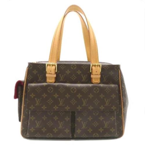 Pre-owned Canvas louis-vuitton-bags Louis Vuitton Vintage , Brown , Da...