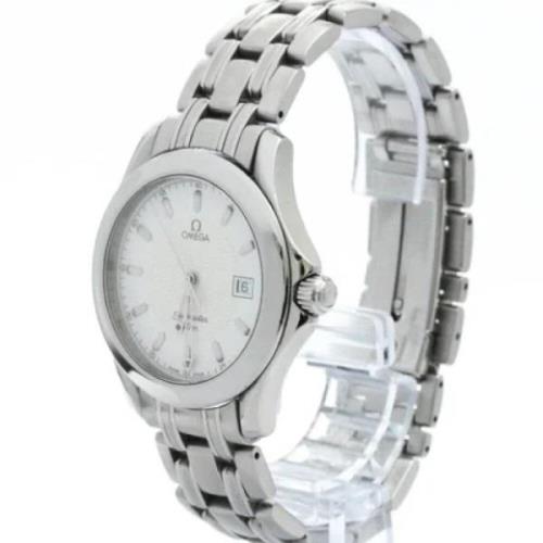 Pre-owned Stainless Steel watches Omega Vintage , White , Heren