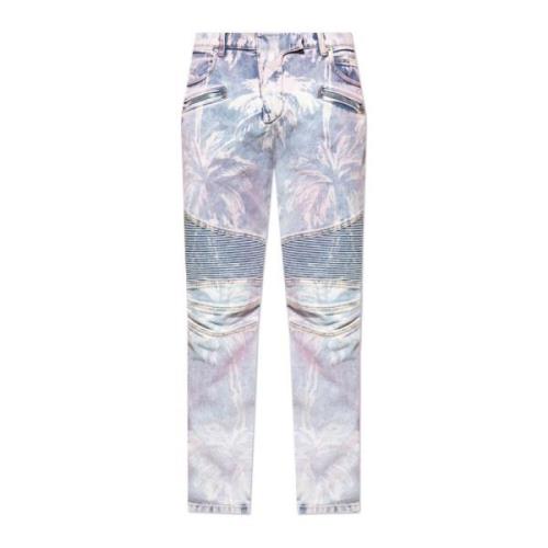 Jeans in slimme stijl Balmain , Pink , Heren