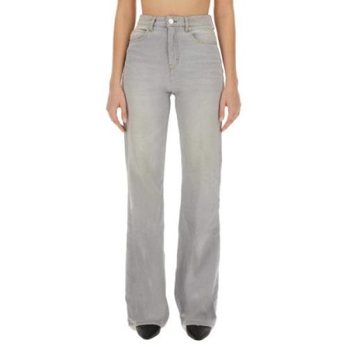 Biologische Flare Jeans Ami Paris , Gray , Dames