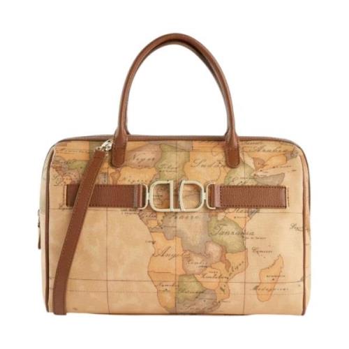 3D Geo Bauletto Tas met Schouderband Alviero Martini 1a Classe , Brown...