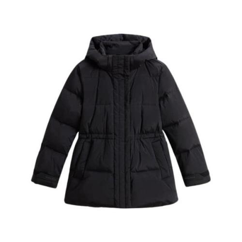 Zwarte Pufferjas voor Vrouwen Woolrich , Black , Dames