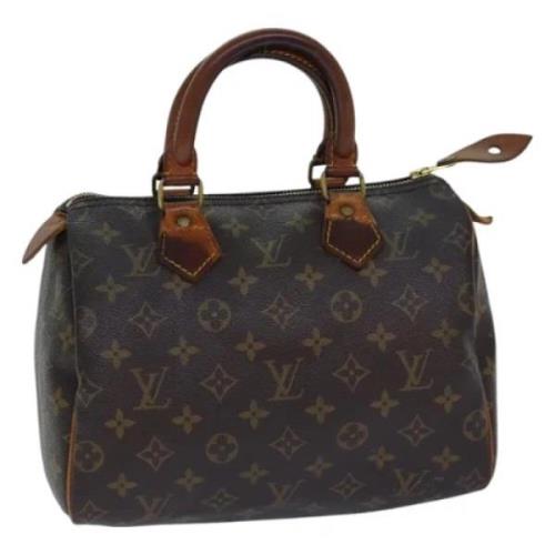 Pre-owned Canvas handbags Louis Vuitton Vintage , Brown , Dames