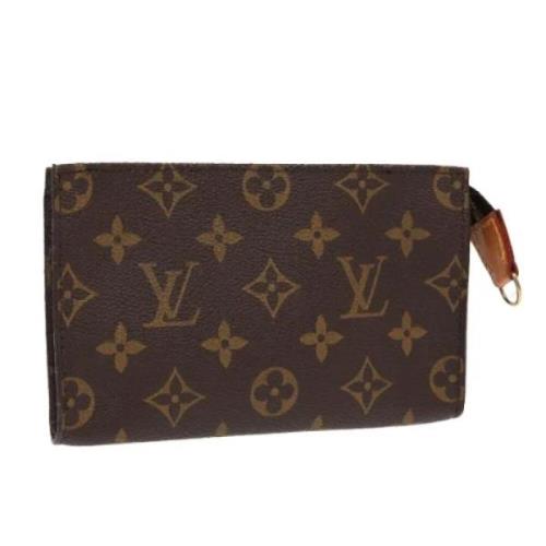 Pre-owned Canvas pouches Louis Vuitton Vintage , Brown , Dames