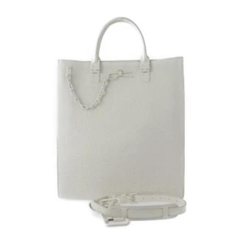 Pre-owned Leather louis-vuitton-bags Louis Vuitton Vintage , White , D...