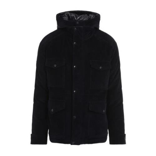 Blauwe Greselin Winterjas Heren Moncler , Black , Heren