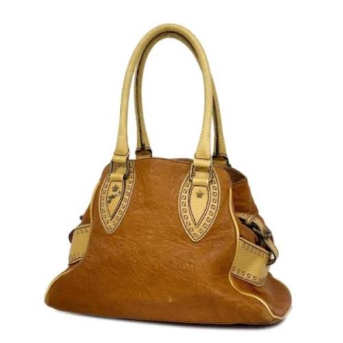 Pre-owned Leather fendi-bags Fendi Vintage , Brown , Dames