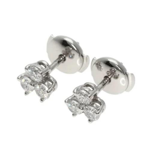 Pre-owned Platinum earrings Tiffany & Co. Pre-owned , Gray , Dames