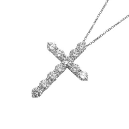 Pre-owned Platinum necklaces Tiffany & Co. Pre-owned , Gray , Dames