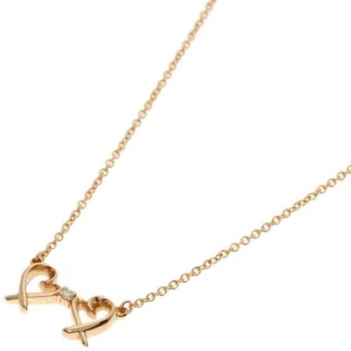 Pre-owned Rose Gold necklaces Tiffany & Co. Pre-owned , Yellow , Dames