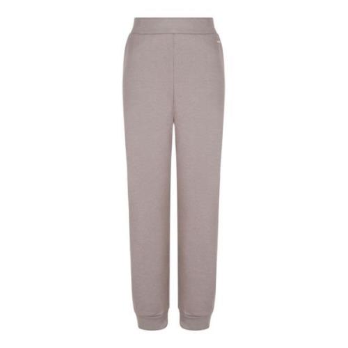 Taupe Grey Jersey Track Pants Calvin Klein , Gray , Dames