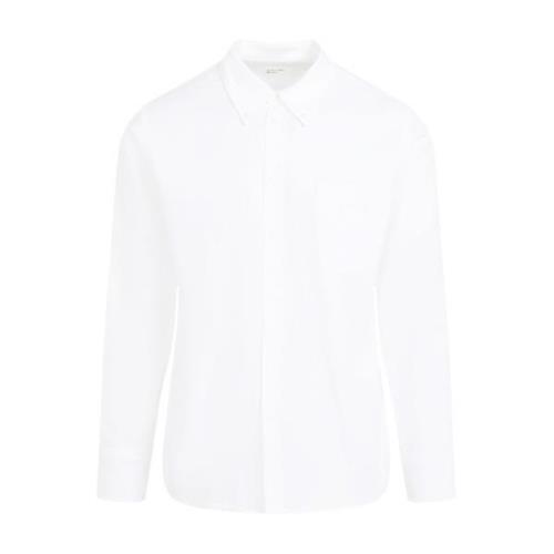 Witte Katoenen Daybrook Shirt Universal Works , White , Heren