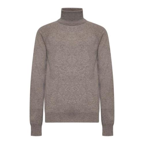 Beige Cashmere Turtleneck Sweater Saint Laurent , Beige , Heren