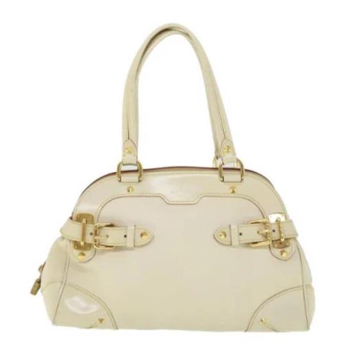 Pre-owned Leather louis-vuitton-bags Louis Vuitton Vintage , Beige , D...