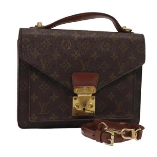 Pre-owned Canvas louis-vuitton-bags Louis Vuitton Vintage , Brown , Da...