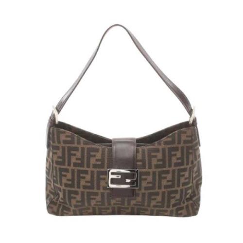 Pre-owned Canvas fendi-bags Fendi Vintage , Brown , Dames