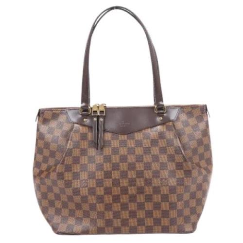 Pre-owned Leather handbags Louis Vuitton Vintage , Brown , Dames