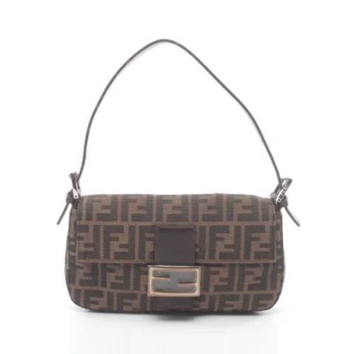 Pre-owned Leather fendi-bags Fendi Vintage , Brown , Dames