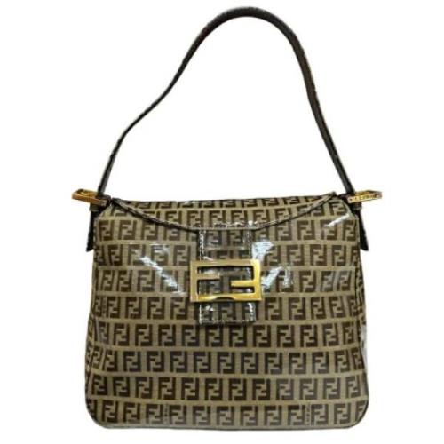 Pre-owned Canvas fendi-bags Fendi Vintage , Brown , Dames