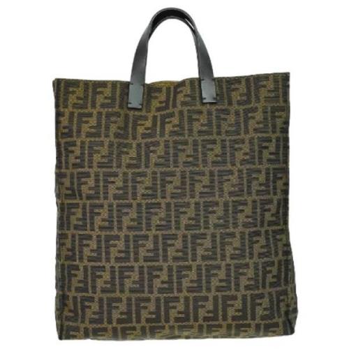 Pre-owned Canvas fendi-bags Fendi Vintage , Brown , Dames