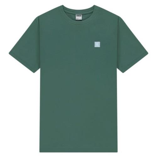 Contrast Patch Lofi T-Shirt Regular Fit Kultivate , Green , Heren