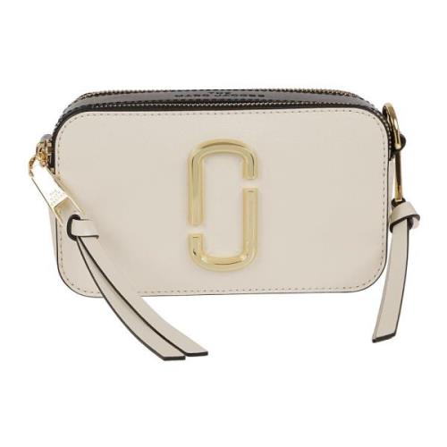 Witte Crossbody Leren Tas Marc Jacobs , White , Dames