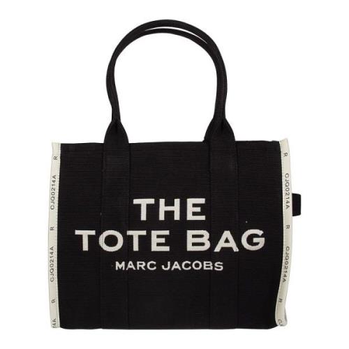 Stoffen Shopper Tas Marc Jacobs , Black , Dames