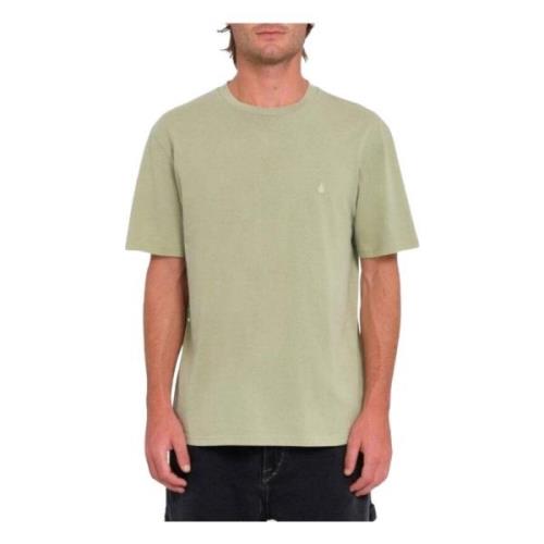 Solid Stone T-shirt Volcom , Green , Heren