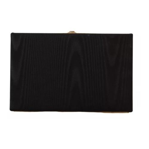 Zijden Gouden Frame Avondfeest Clutch Dolce & Gabbana , Black , Dames