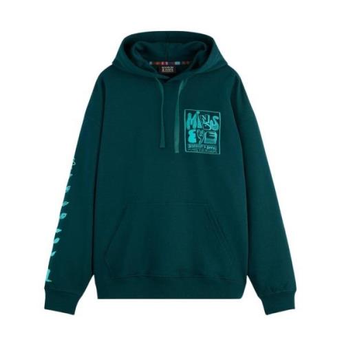 Artwork hoodie voor mannen Scotch & Soda , Green , Heren