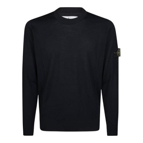 Merinowollen trui Stone Island , Blue , Heren