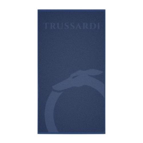 Ouroboro Unisex Strandhanddoek Trussardi , Blue , Unisex