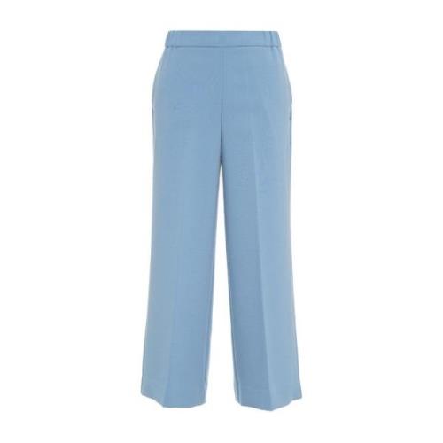 Blauwe Wijde Broek voor Vrouwen Ottod'Ame , Blue , Dames