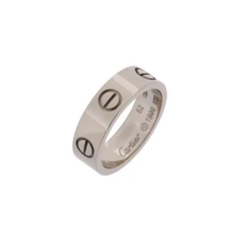 Pre-owned Silver rings Cartier Vintage , Gray , Dames