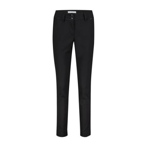 Diana Smart Zwarte Broek Red Button , Black , Dames