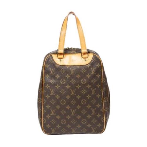 Pre-owned Canvas handbags Louis Vuitton Vintage , Brown , Dames