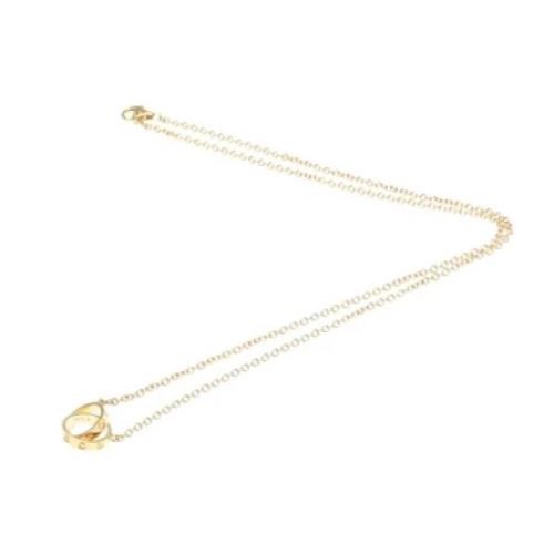 Pre-owned Rose Gold necklaces Cartier Vintage , Yellow , Dames