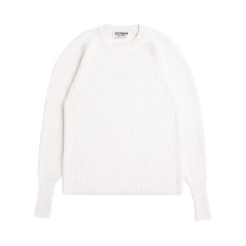 Merino Wol Crew-neck Sweater Stutterheim , White , Dames