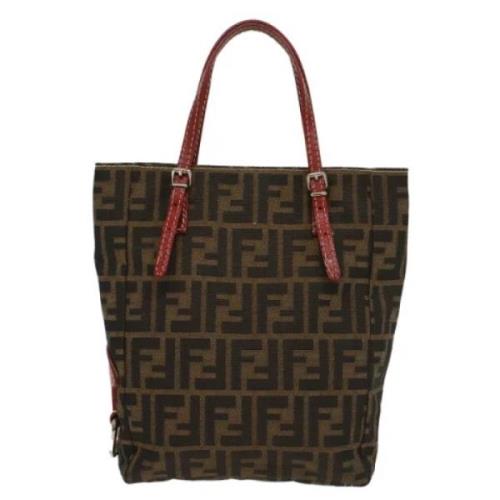 Pre-owned Canvas fendi-bags Fendi Vintage , Brown , Dames