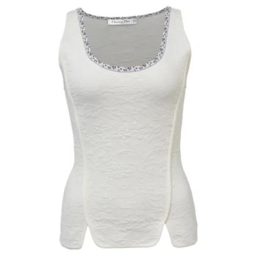 Pre-owned Fabric tops Dior Vintage , Beige , Dames