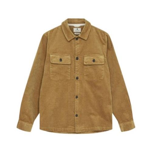 Corduroy Overshirt Upgrade Stijlvol Lichtgewicht Jas Anerkjendt , Brow...