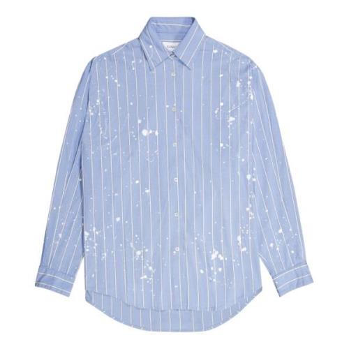 Oversized lichtblauwe shirt Laneus , Blue , Dames