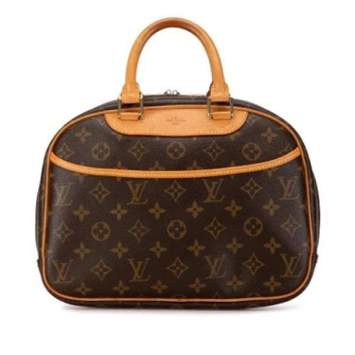 Pre-owned Canvas handbags Louis Vuitton Vintage , Brown , Dames