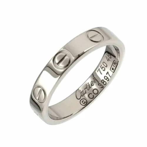 Pre-owned Silver rings Cartier Vintage , Gray , Dames