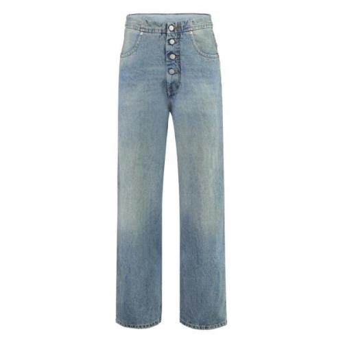 Klassieke Straight Leg Jeans voor Vrouwen MM6 Maison Margiela , Blue ,...