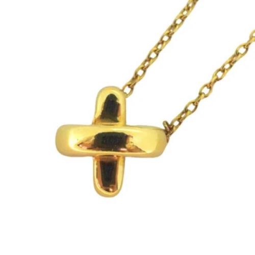 Pre-owned Yellow Gold necklaces Tiffany & Co. Pre-owned , Yellow , Dam...